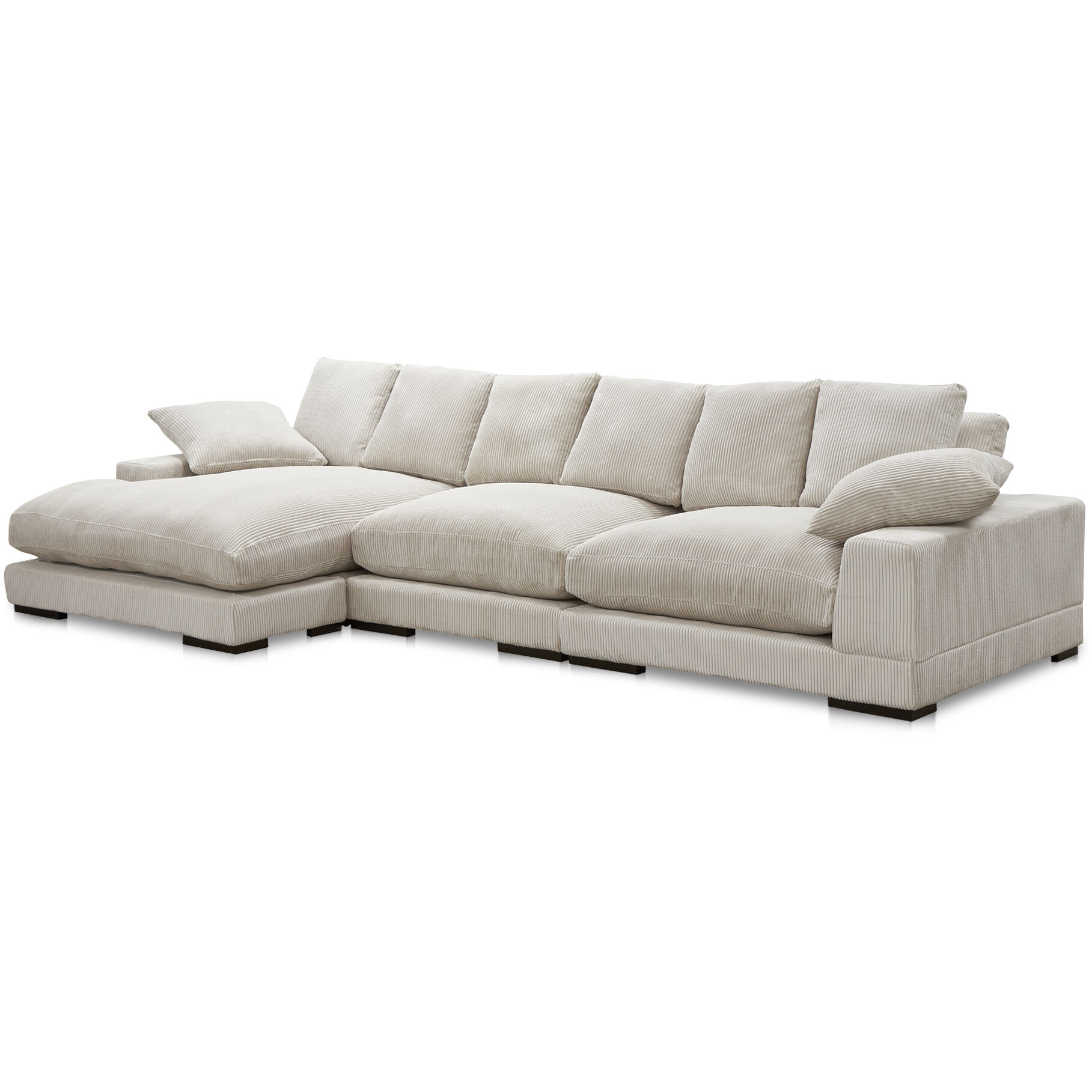 Plunge Brown Sectional, Large